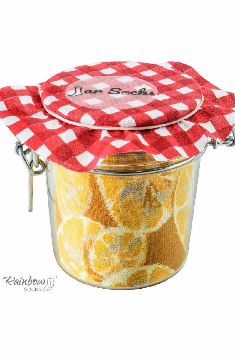 Sale ZOOKSY/RAINBOW SOCKS Skarpetki Rainbow Socks Owoce W Słoiku Cytryny Marchewka Groszek 2 Pary