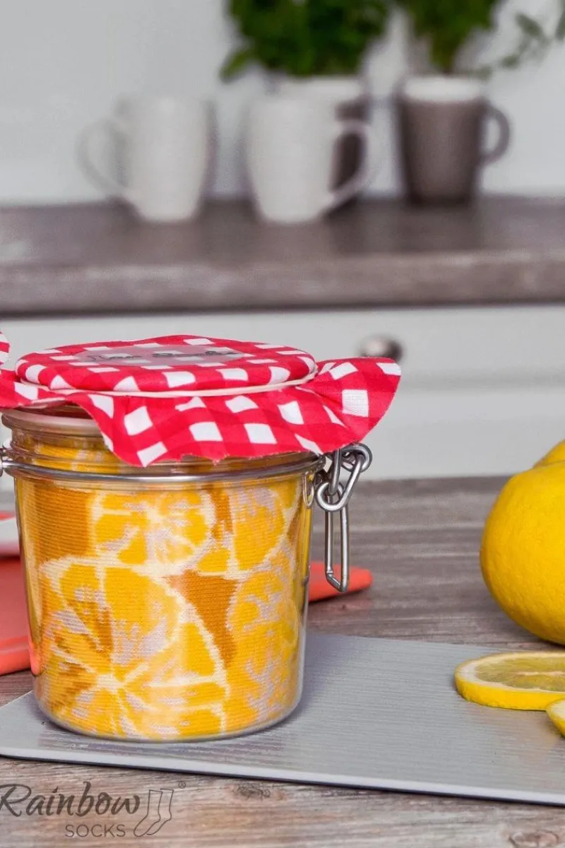 Sale ZOOKSY/RAINBOW SOCKS Skarpetki Rainbow Socks Owoce W Słoiku Cytryny Marchewka Groszek 2 Pary