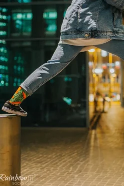 Sale ZOOKSY/RAINBOW SOCKS Skarpetki Rainbow Socks Owoce W Słoiku Cytryny Marchewka Groszek 2 Pary