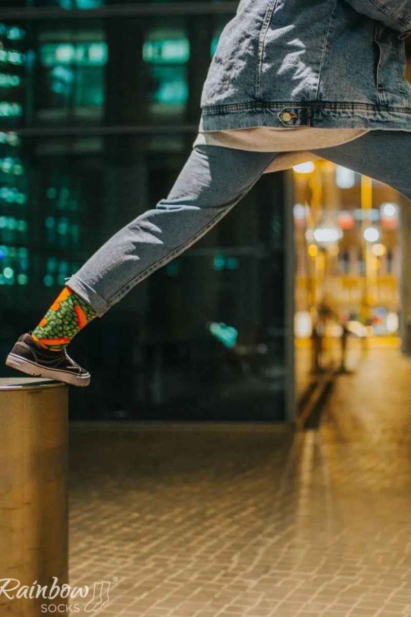 Sale ZOOKSY/RAINBOW SOCKS Skarpetki Rainbow Socks Owoce W Słoiku Cytryny Marchewka Groszek 2 Pary