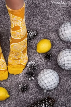 Sale ZOOKSY/RAINBOW SOCKS Skarpetki Rainbow Socks Owoce W Słoiku Cytryny Marchewka Groszek 2 Pary