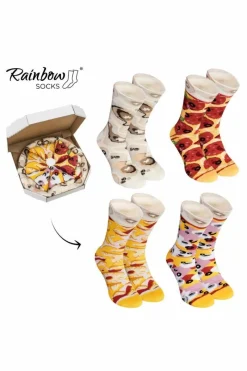 Sale Skarpetki Rainbow Socks Pizza 4 Pary Hawajska Pepperoni Capricciosa Skarpetki|Skarpetki
