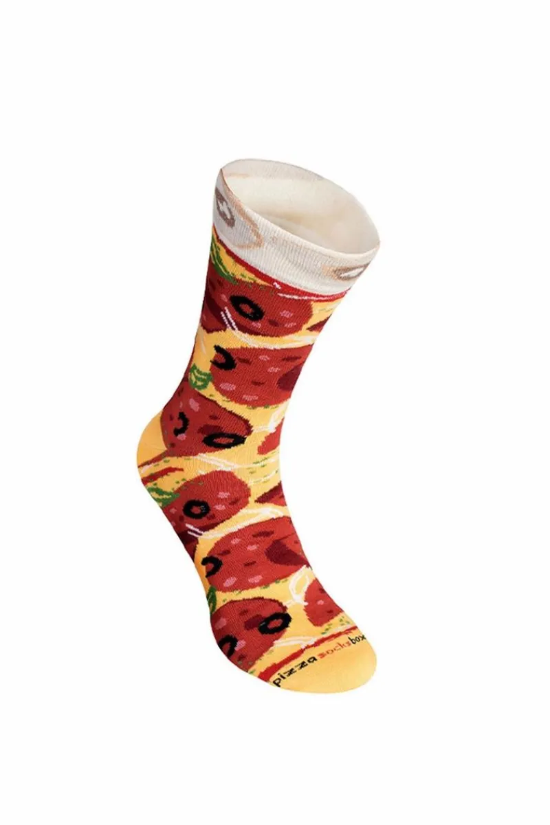 Sale Skarpetki Rainbow Socks Pizza 4 Pary Hawajska Pepperoni Capricciosa Skarpetki|Skarpetki