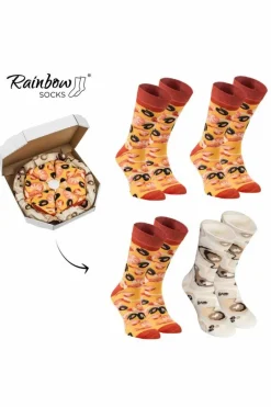 Clearance Skarpetki Rainbow Socks Pizza 4 Pary Owoce Morza Skarpetki|Skarpetki