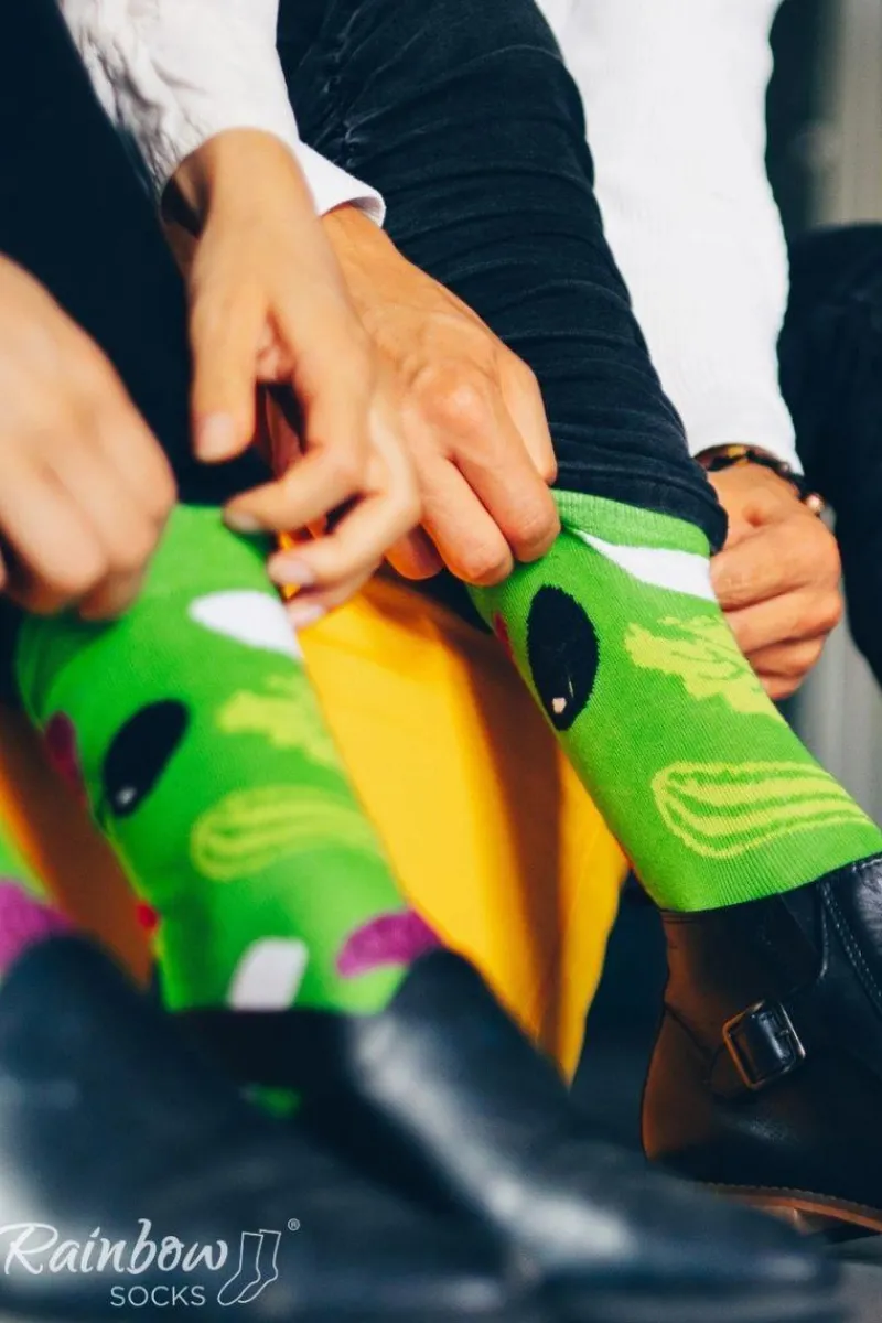 Skarpetki|Skarpetki>ZOOKSY/RAINBOW SOCKS Skarpetki Rainbow Socks Sałatka W Pudełku 2 Pary