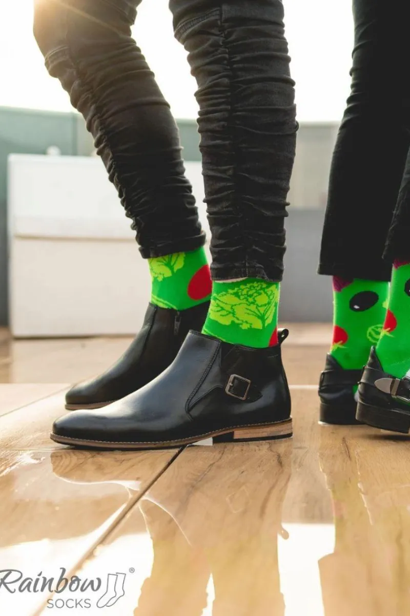 Skarpetki|Skarpetki>ZOOKSY/RAINBOW SOCKS Skarpetki Rainbow Socks Sałatka W Pudełku 2 Pary