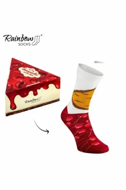 Skarpetki|Skarpetki>ZOOKSY/RAINBOW SOCKS Skarpetki Rainbow Socks Sernik Nowojorski Z Wiśnią 1 Para