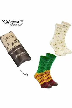 Discount Skarpetki Rainbow Socks Tortilla Wrap 2 Pary Skarpetki|Skarpetki