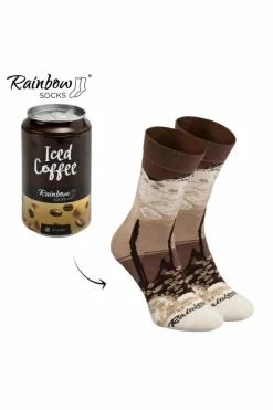 Discount ZOOKSY/RAINBOW SOCKS Skarpetki Rainbow Socks W Puszce Mrożona Kawa 1 Para