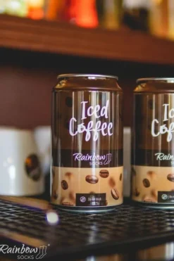 Discount ZOOKSY/RAINBOW SOCKS Skarpetki Rainbow Socks W Puszce Mrożona Kawa 1 Para