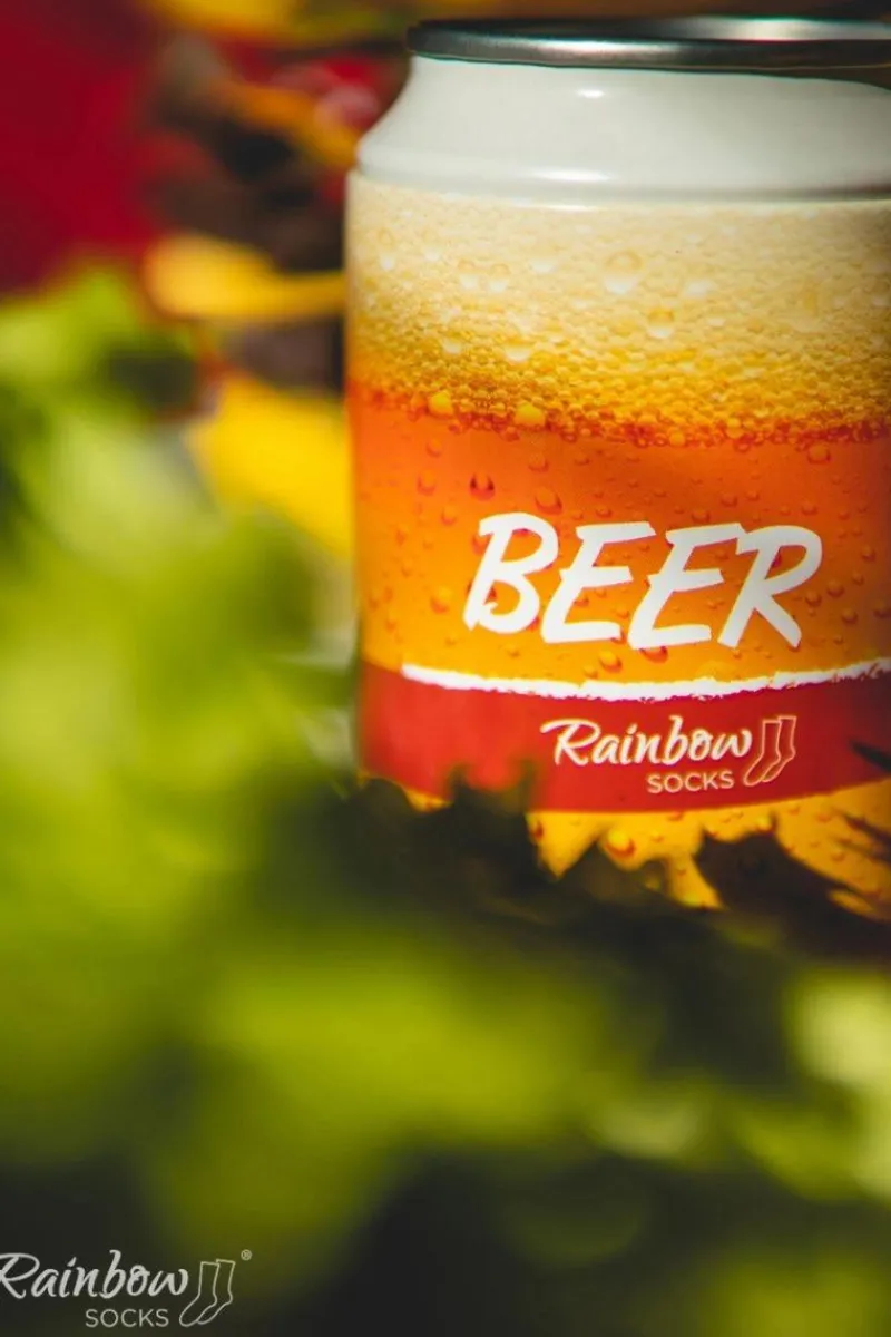 Skarpetki Rainbow Socks W Puszce Piwo 1 Para Skarpetki|Skarpetki