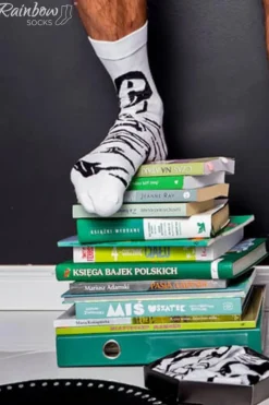ZOOKSY/RAINBOW SOCKS Skarpetki Rainbow Socks W Motywy Zwierzęce Orka Pingwin Czarno-Białe 2 Pary