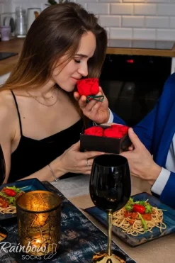 Hot ZOOKSY/RAINBOW SOCKS Skarpetki Rainbow Socks Wieczne Róże 2 Pary