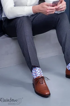 New ZOOKSY/RAINBOW SOCKS Skarpetki Rainbow Socks W Geometryczne Wzory 3 Pary Wielokolorowy