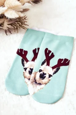 Clearance Skarpetki Stopki Lama Zielone Skarpetki|Skarpetki