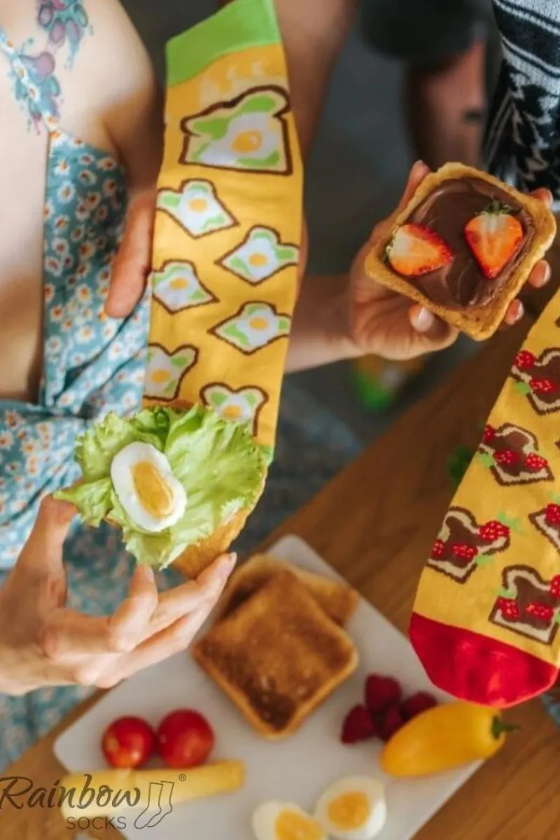 Skarpetki|Skarpetki>ZOOKSY/RAINBOW SOCKS Skarpetki TOASTER Rainbow Socks 1 Para