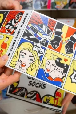 Hot ZOOKSY/RAINBOW SOCKS Skarpety COMICS 2 Pary Rainbow Socks