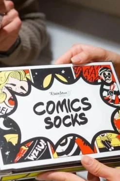 Hot ZOOKSY/RAINBOW SOCKS Skarpety COMICS 2 Pary Rainbow Socks