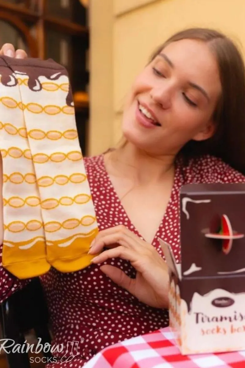 Best ZOOKSY/RAINBOW SOCKS Skarpety Deser TIRAMISU 1 Para Rainbow Socks