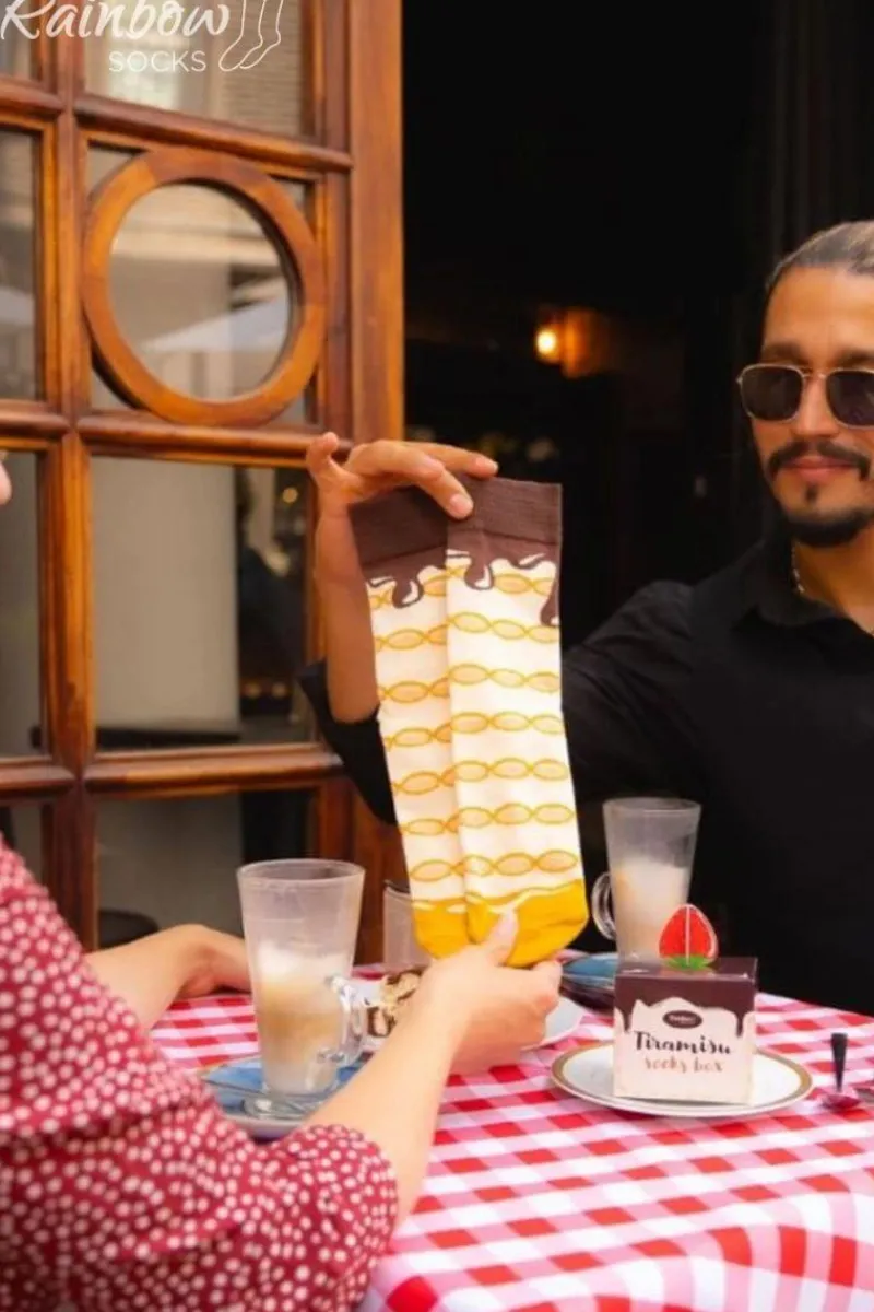 Best ZOOKSY/RAINBOW SOCKS Skarpety Deser TIRAMISU 1 Para Rainbow Socks