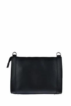 Big Star Shoes Skórzana Listonoszka Z Ćwiekami Big Star KK574136 Czarna