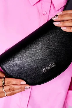 Big Star Shoes Skórzana Nerka Big Star HH574075 Czarna