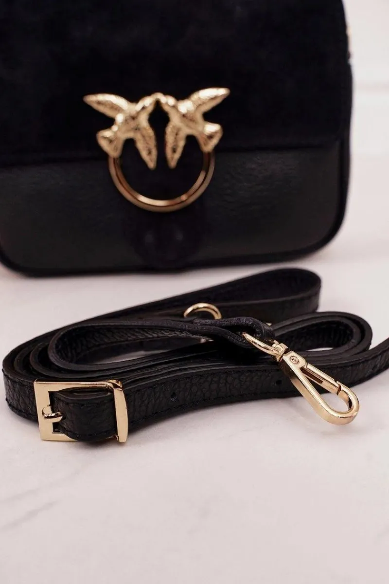 Discount Skórzana Torebka Kuferek VERA PELLE Czarna Torebki Kuferki|Listonoszki