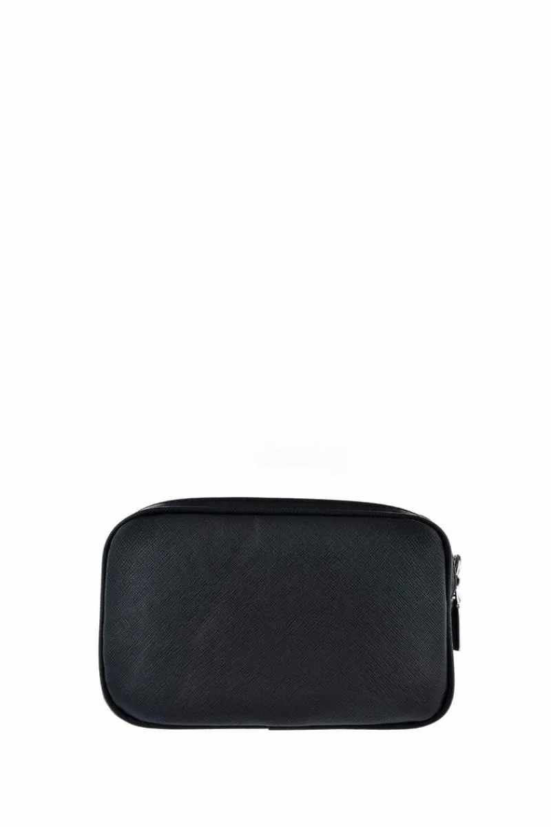 Big Star Shoes Skórzana Torebka Listonoszka Big Star KK574079 Czarna