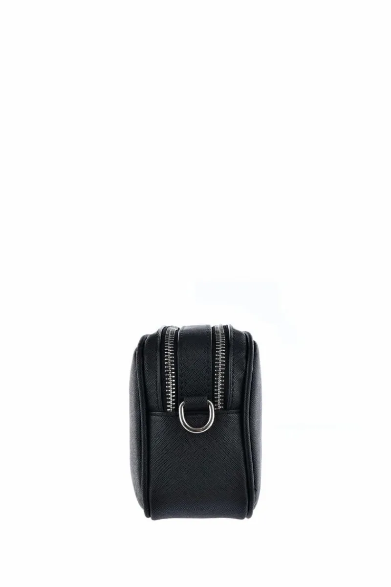 Big Star Shoes Skórzana Torebka Listonoszka Big Star KK574079 Czarna