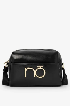 Outlet Nobo Skórzana Torebka Listonoszka NBAG-R3020-C020 Czarna