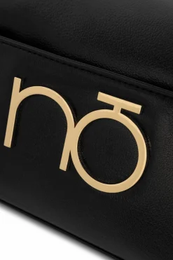 Outlet Nobo Skórzana Torebka Listonoszka NBAG-R3020-C020 Czarna