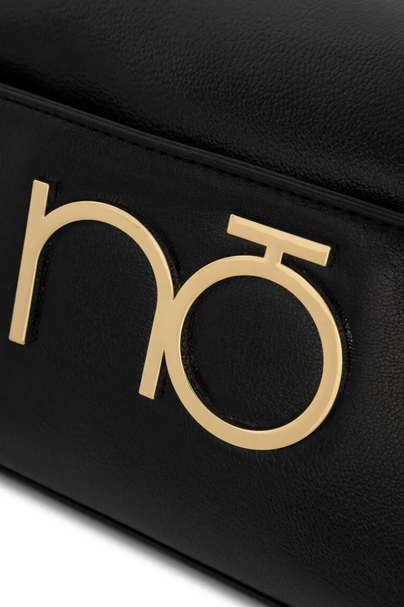 Outlet Nobo Skórzana Torebka Listonoszka NBAG-R3020-C020 Czarna