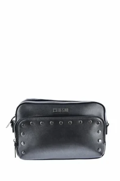 New Skórzana Torebka Listonoszka Big Star KK574126 Srebrna Torebki Klasyczne|Listonoszki