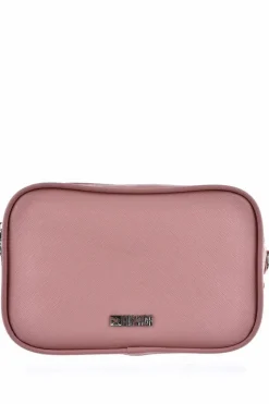 New Skórzana Torebka Listonoszka Big Star LL574113 Różowa Torebki Klasyczne|Listonoszki