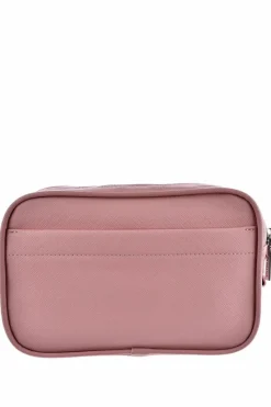 New Skórzana Torebka Listonoszka Big Star LL574113 Różowa Torebki Klasyczne|Listonoszki