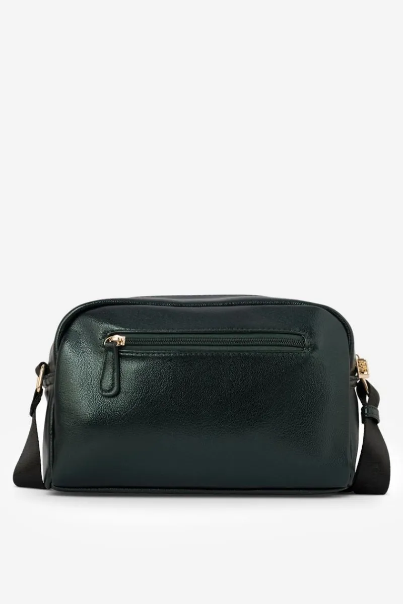 Clearance Nobo Skórzana Torebka NBAG-R3020-CM08 Ciemnozielona