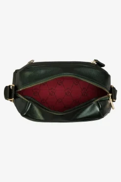 Clearance Nobo Skórzana Torebka NBAG-R3020-CM08 Ciemnozielona