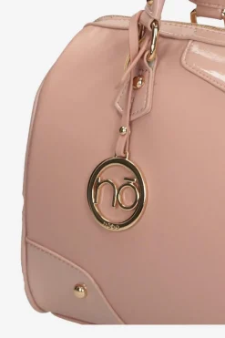 Skórzana Torebka NBAG-P5040-C002 Różowa Torebki Nobo|Torebki Kuferki