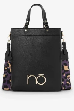 Torebki Nobo|Torebki Klasyczne>Nobo Skórzana Torebka R-1840-C020 Czarna