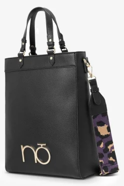 Torebki Nobo|Torebki Klasyczne>Nobo Skórzana Torebka R-1840-C020 Czarna