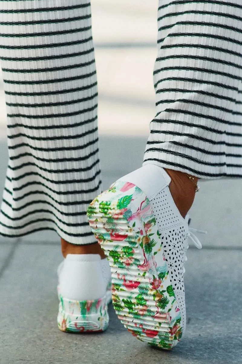 Buty Sportowe Na Platformie|Półbuty Skórzane>Artiker Skórzane Ażurowe Półbuty Damskie Na Koturnie 56C1532 Białe