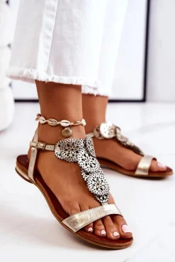 Sandały Ażurowe|Sandały Płaskie><noscript><img width=