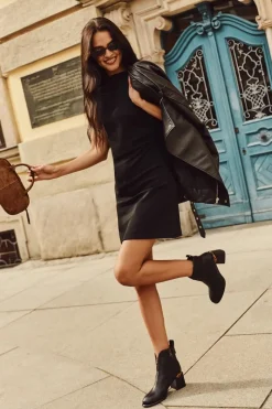 Botki Ocieplane|Czarne Botki><noscript><img width=