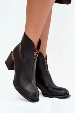 Botki Ocieplane|Czarne Botki><noscript><img width=