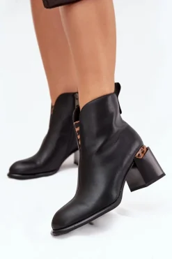 Botki Ocieplane|Czarne Botki><noscript><img width=