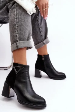 Botki Na Słupku|Czarne Botki><noscript><img width=