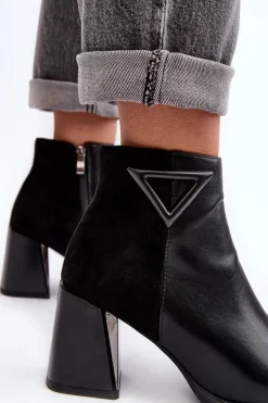 Botki Na Słupku|Czarne Botki><noscript><img width=