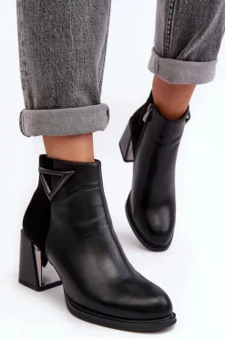 Botki Na Słupku|Czarne Botki><noscript><img width=