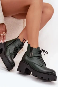 Botki Ocieplane|Brązowe I Beżowe Botki><noscript><img width=