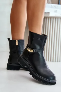 Botki Ocieplane|Czarne Botki><noscript><img width=